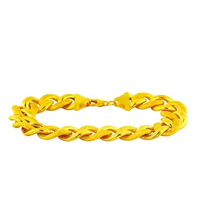 22 Ayar Altın Tasarım Bileklik  -  0194488