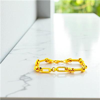 22 Ayar Altın Tasarım Bileklik  -  0194495