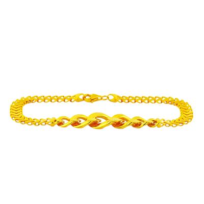 22 Ayar Altın Tasarım Bileklik  -  0194500