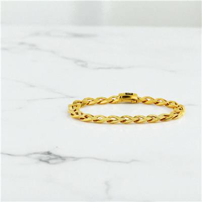 22 Ayar Altın Tasarım Bileklik  -  0199456