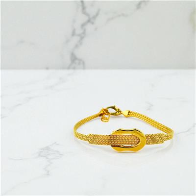 22 Ayar Altın Tasarım Bileklik  -  0200010