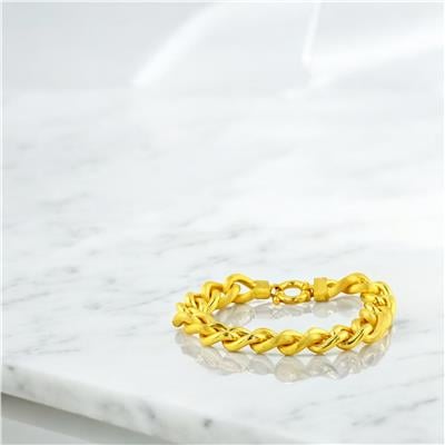 22 Ayar Altın Tasarım Bileklik  -  0203709