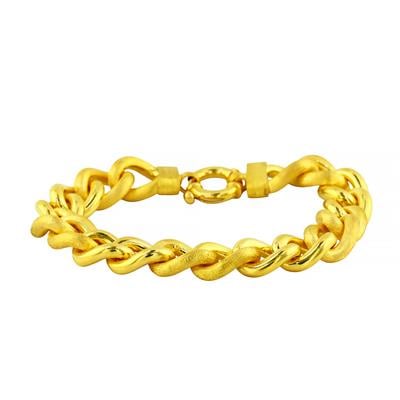 22 Ayar Altın Tasarım Bileklik  -  0203709