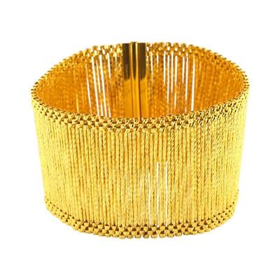 22 Ayar Altın Tasarım Bileklik  -  F004206