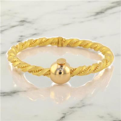 22 Ayar Altın Tasarım Bilezik  -  0179793