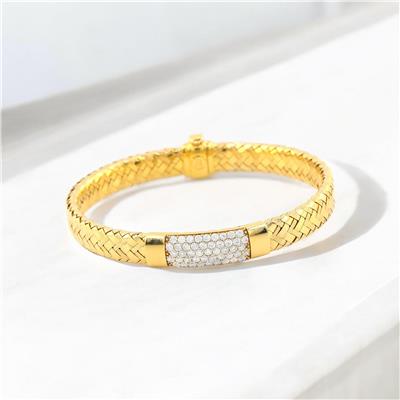 22 Ayar Altın Tasarım Bilezik  -  0180233