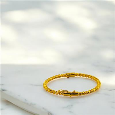 22 Ayar Altın Tasarım Bilezik  -  0192970