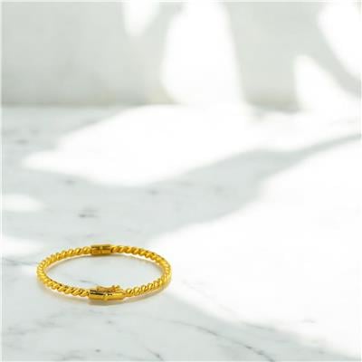 22 Ayar Altın Tasarım Bilezik  -  0192975