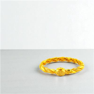 22 Ayar Altın Tasarım Bilezik  -  0194476