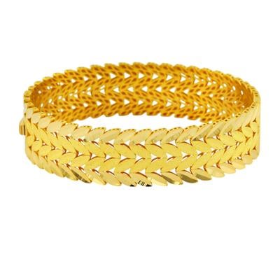 22 Ayar Altın Tasarım Bilezik  -  0197686