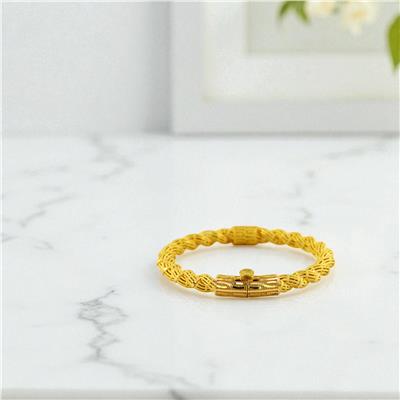 22 Ayar Altın Tasarım Bilezik  -  0199546