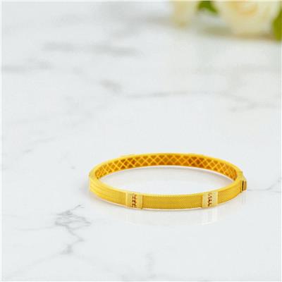 22 Ayar Altın Tasarım Bilezik  -  0199666