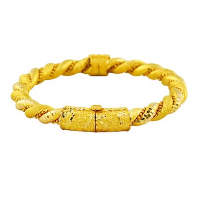 22 Ayar Altın Tasarım Bilezik  -  0200039