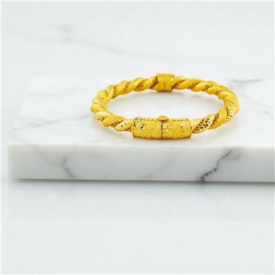 22 Ayar Altın Tasarım Bilezik  -  0200039