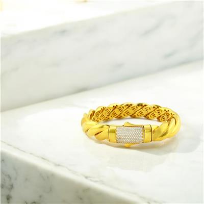 22 Ayar Altın Tasarım Bilezik  -  0202302