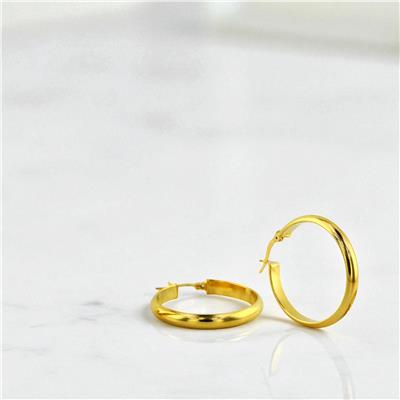 22 Ayar Altın Tasarım Küpe  -  0199691