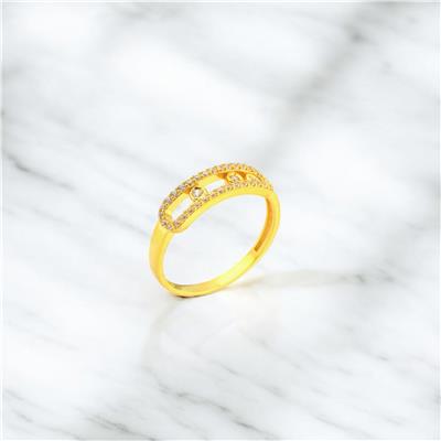 22 Ayar Altın Tasarım Yüzük  -  0180544