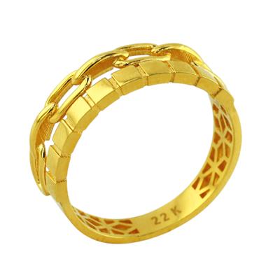 22 Ayar Altın Tasarım Yüzük  -  0199554