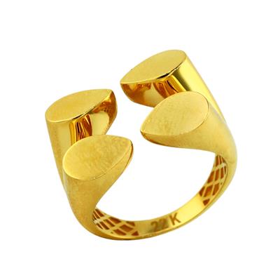 22 Ayar Altın Tasarım Yüzük  -  0199556