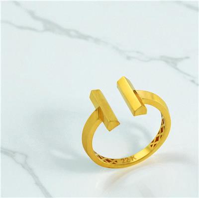 22 Ayar Altın Tasarım Yüzük  -  0199561