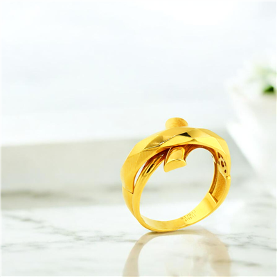 22 Ayar Altın Tasarım Yüzük  -  0205878