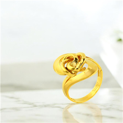 22 Ayar Altın Tasarım Yüzük  -  0205894