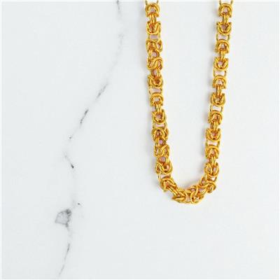 22 Ayar Altın Tasarım Zincir  -  0196855