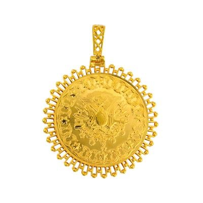 22 Ayar Altın Turalı Kolye Ucu  -  0191803