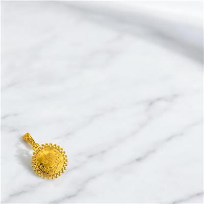 22 Ayar Altın Turalı Kolye Ucu  -  0191811