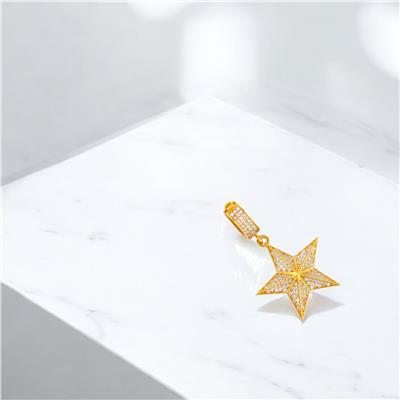 22 Ayar Altın Yıldızlı Kolye Ucu  -  0190966