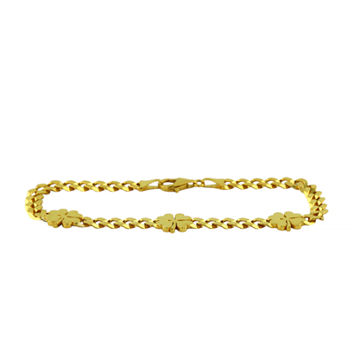 22 Ayar Altın Yonca Bileklik  -  0212524