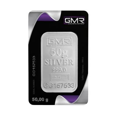 50 Gram Külçe Gümüş