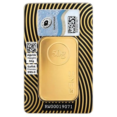 50gr 24 Ayar Gram Altın 