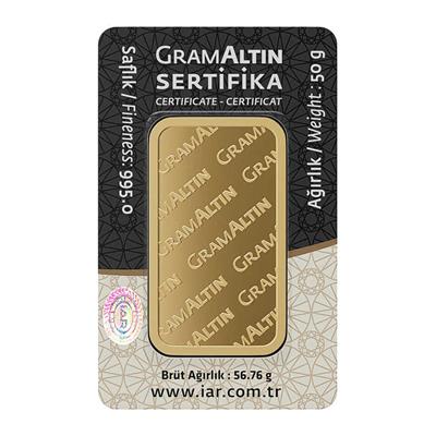 50gr 24 Ayar Gram Altın 