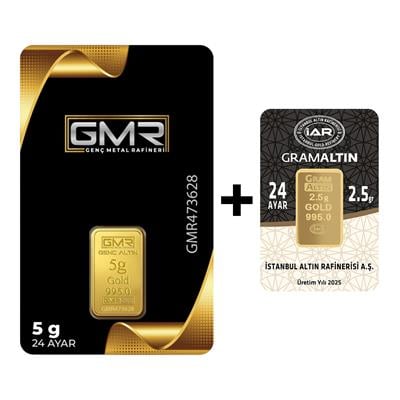 7.5gr 24 Ayar Gram Altın