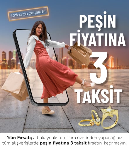 Online alışverişte 3 Taksit Fırsatı!