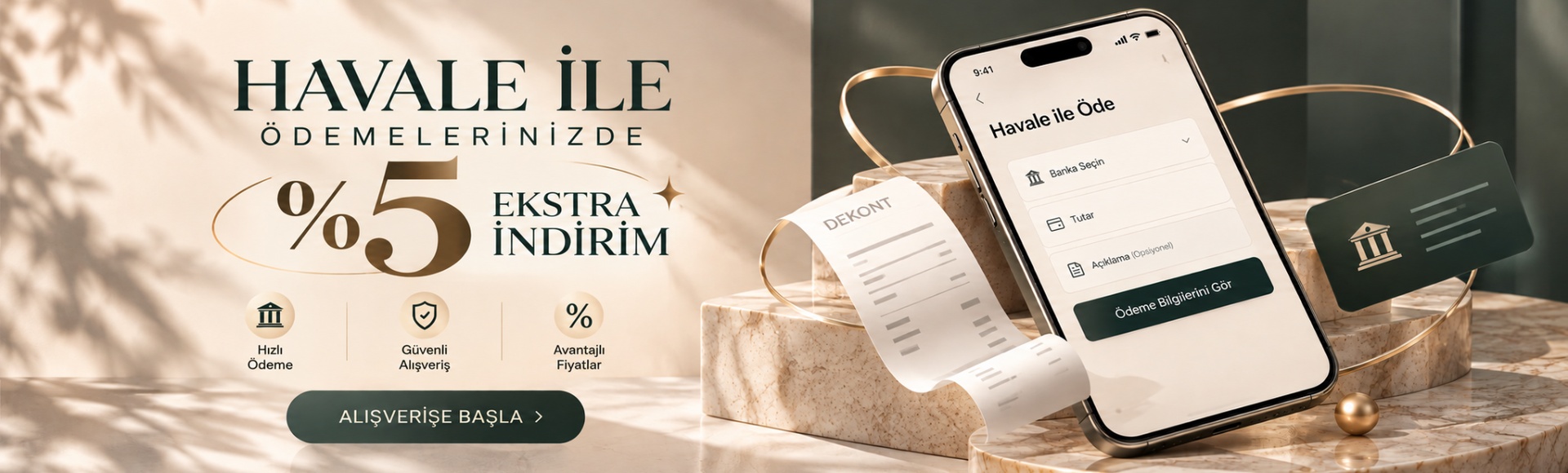 Havale ile ödeme