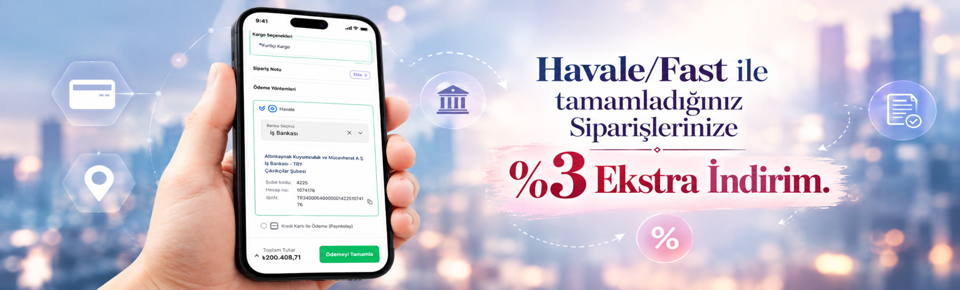 havale/fast indirimi