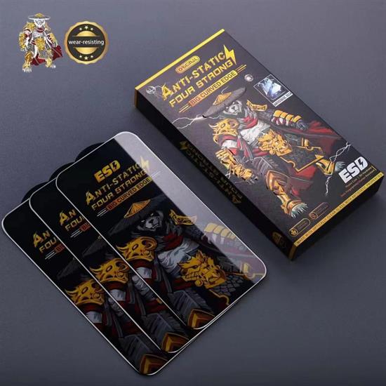 i-STONE ANTI STATIC FULL GLASS EKRAN KORUYUCU - IPHONE 12 PRO MAX