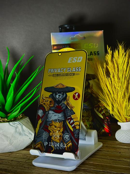 i-STONE PRIVACY (HAYALET) - ANTI DUST/STATIC FULL GLASS EKRAN KORUYUCU - IPHONE 5/5S/SE