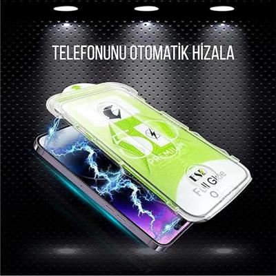 İ-STONE MAGIC GLASS IPHONE 15 PLUS UYUMLU FULL PLATİNUM OTOMATİK APARATLI KIRILMAZ CAM/EKRAN KORUYUCU
