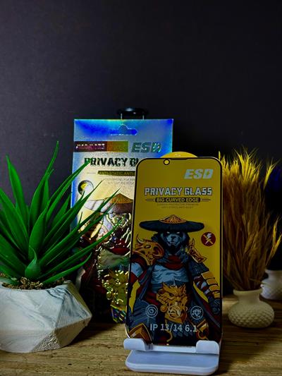 i-STONE PRIVACY (HAYALET) - ANTI DUST/STATIC FULL GLASS EKRAN KORUYUCU - IPHONE 5/5S/SE