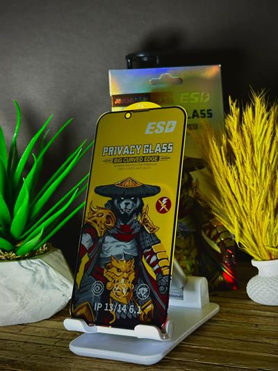 i-STONE PRIVACY (HAYALET) - ANTI DUST/STATIC FULL GLASS EKRAN KORUYUCU - IPHONE 5/5S/SE