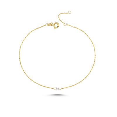 Dans Eden Tek Tas Ozel Kesim Bileklik