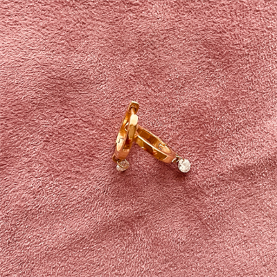 Dans Eden Tek Tas Ozel Kesim Küpe