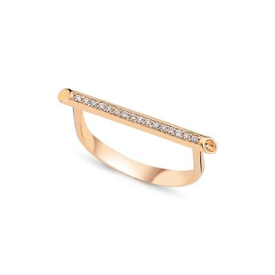 ECCE Çizgi Pırlantalı Yüzük