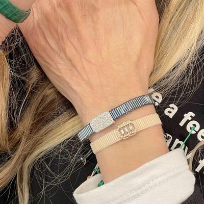 ECCE Rectangular Diamond Charm