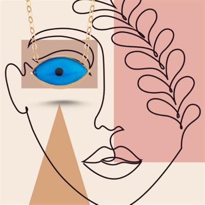 ECCE Eye See You Evil Eye Necklace