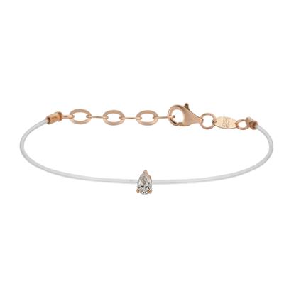 Invisible Damla Tek Taş Pırlanta Bileklik