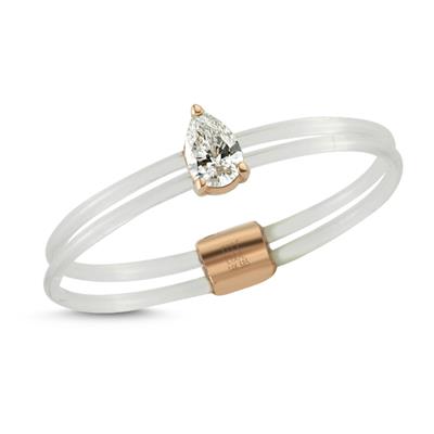 Invisible Damla Tek Taş Pırlanta Yüzük